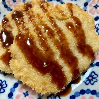 豚ロース薄切り肉で作るミニとんかつ（卵不使用）☺︎